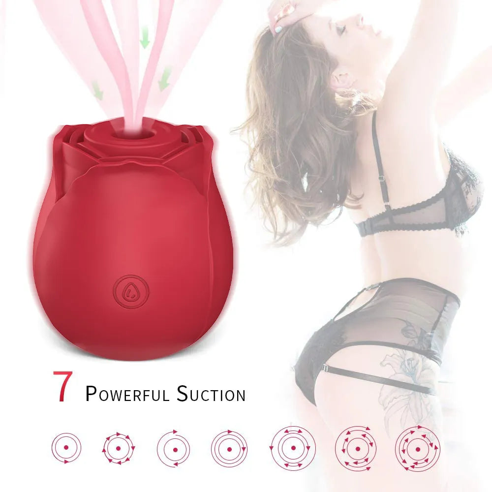 Rose Sucking Vibrator for Women